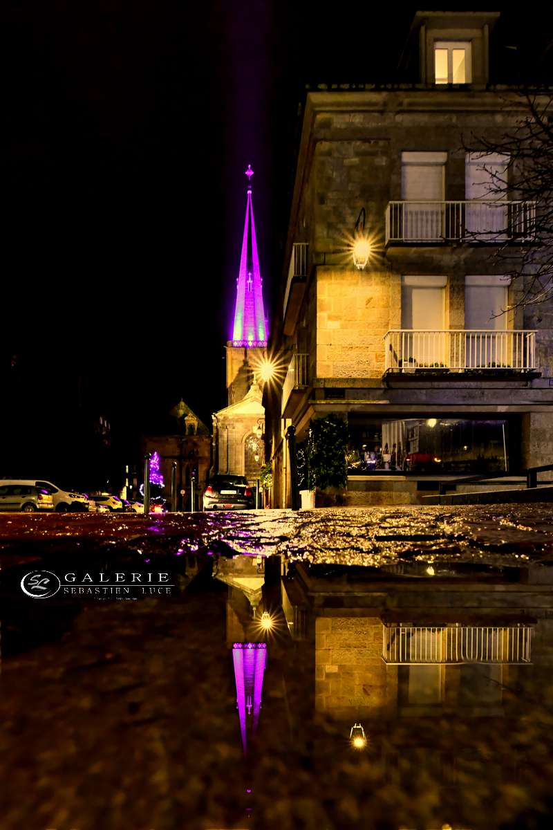 Cathédrale  illuminations Saint-Malo