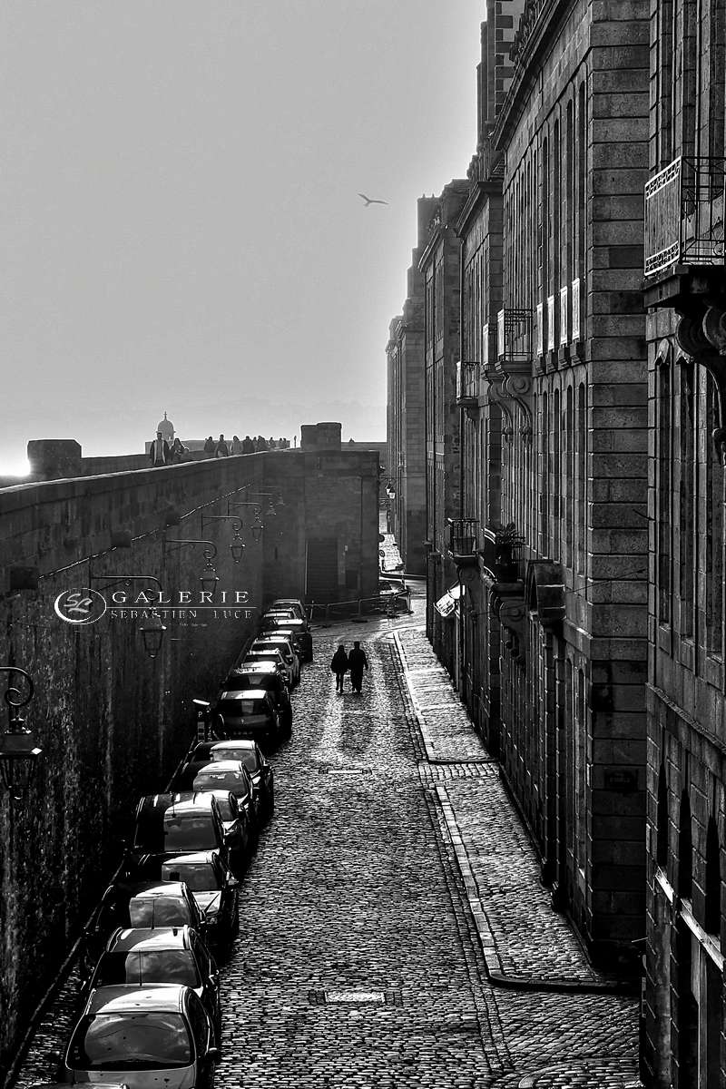 les amoureux - Saint Malo - Photographie Photographies par thématiques Galerie Sébastien Luce