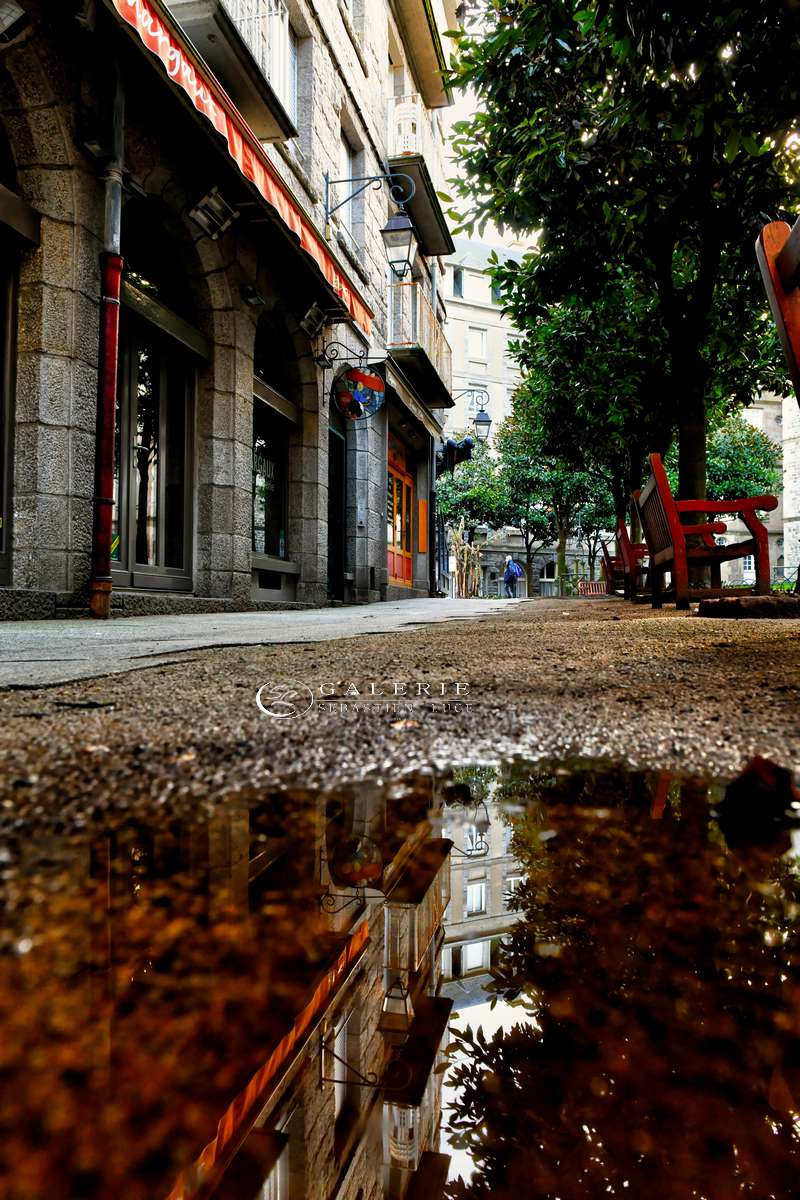 l homme en bleu - saint malo  - Photographie Photographies par thématiques Galerie Sébastien Luce