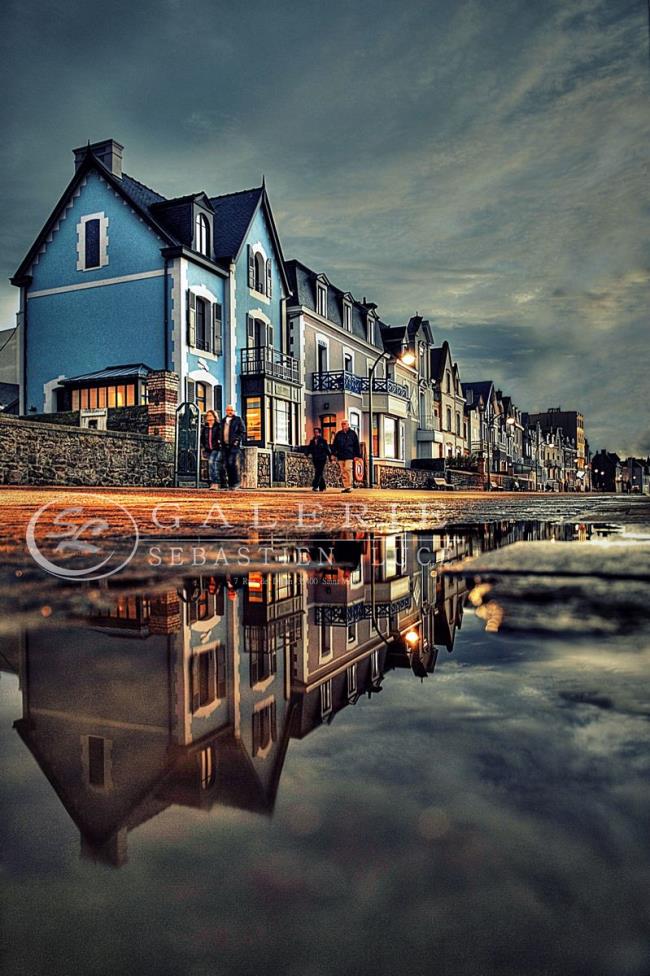 La Maison Bleue - Saint Malo - Photographie Photographies par thématiques Galerie Sébastien Luce