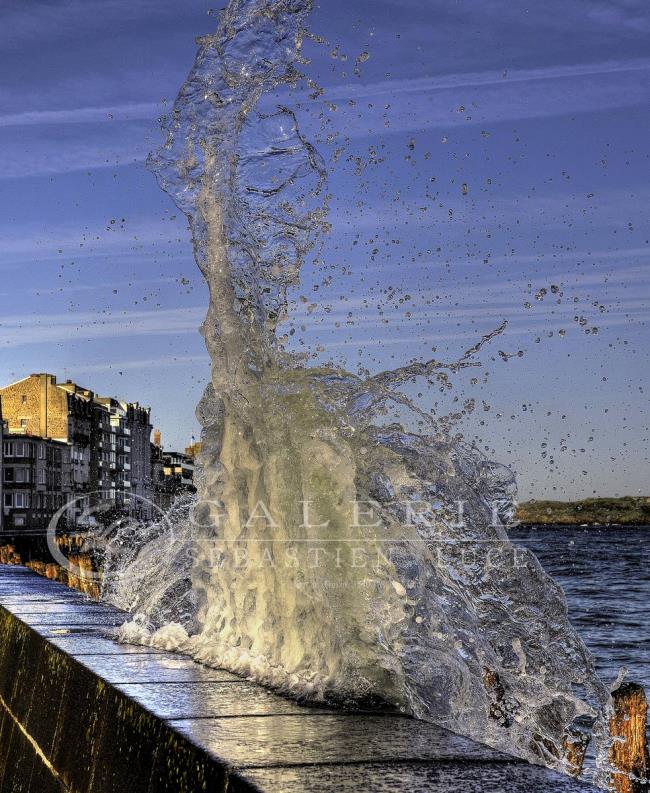 Vague de Cristal -Saint Malo - Photographie Photographies par thématiques Galerie Sébastien Luce