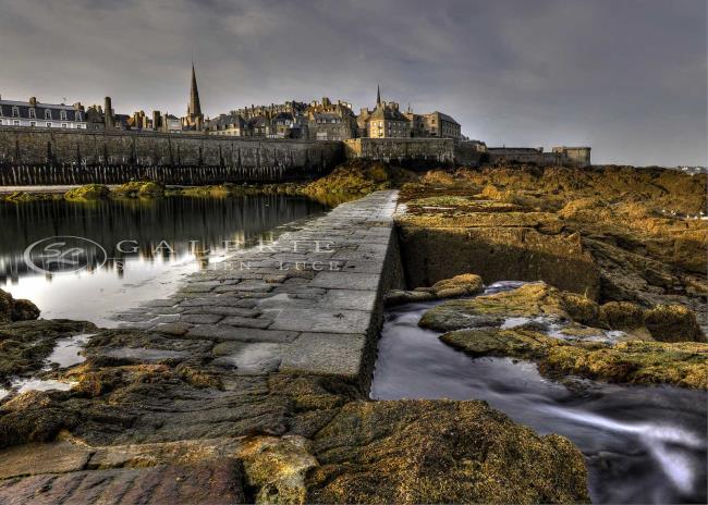 Reflets Plage de l´Eventail - Saint - Malo - Photographie Photographies par thématiques Galerie Sébastien Luce
