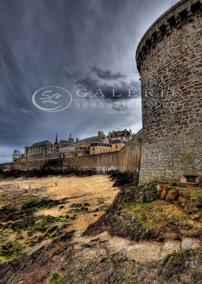 Face au Mur - St Malo - Photographie Photographies par thématiques Galerie Sébastien Luce