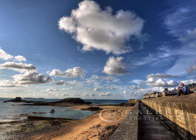 Horizon Maritime - St Malo - Photographie Photographies par thématiques Galerie Sébastien Luce