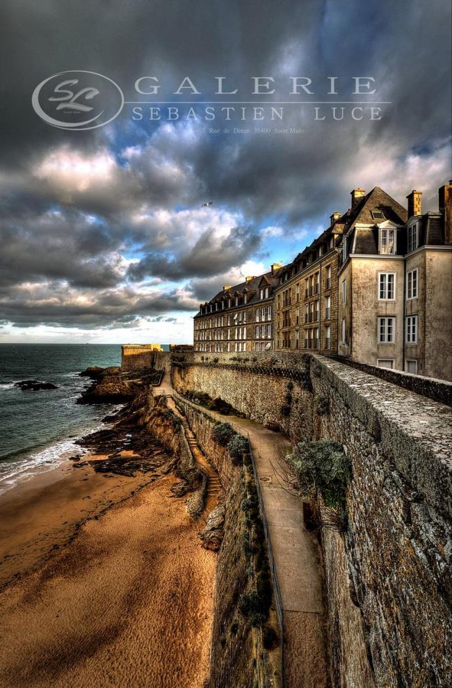 Remparts de Saint Malo - Photographie Photographies par thématiques Galerie Sébastien Luce