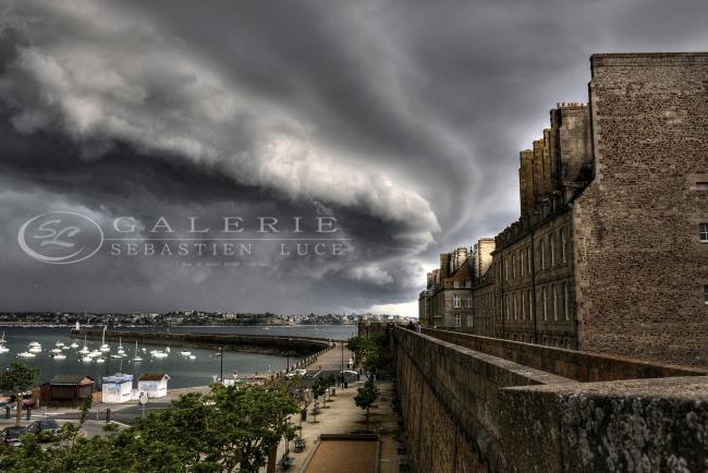Le Calme avant la Tempête - Saint Malo - Photographie Photographies par thématiques Galerie Sébastien Luce