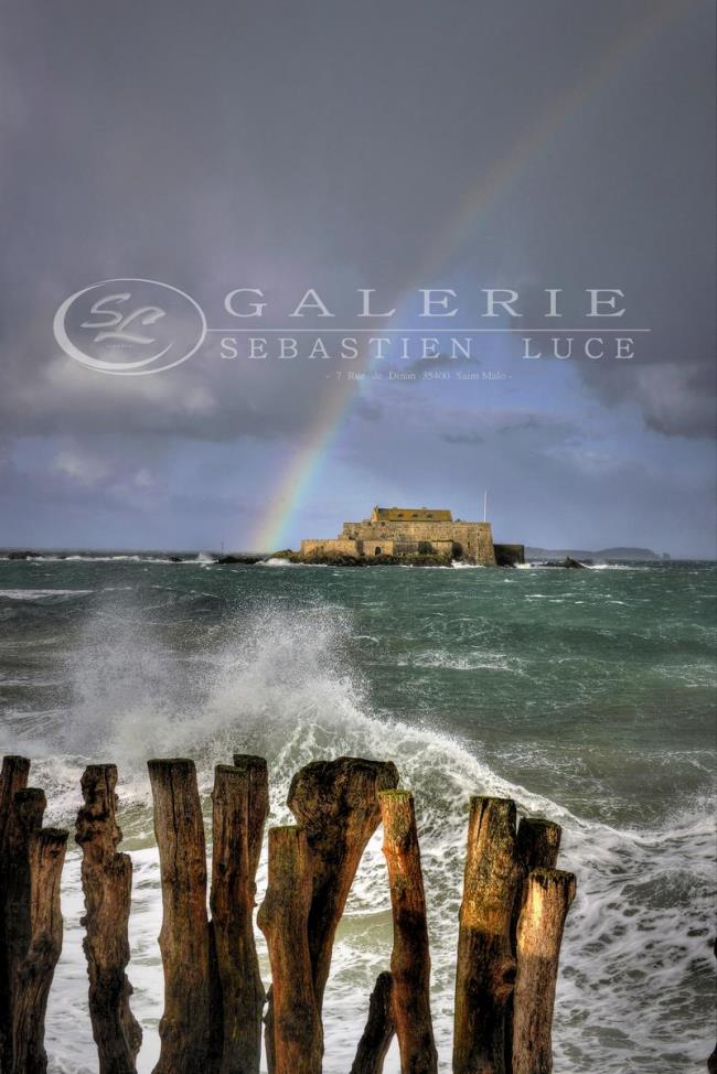 Tempête d´Arc-en-ciel -  Saint Malo - Photographie Photographies par thématiques Galerie Sébastien Luce
