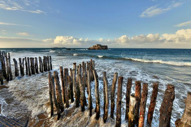 le sillon en mouvement - Saint Malo - Photographie Photographies d'art en édition limitée Galerie Sébastien Luce