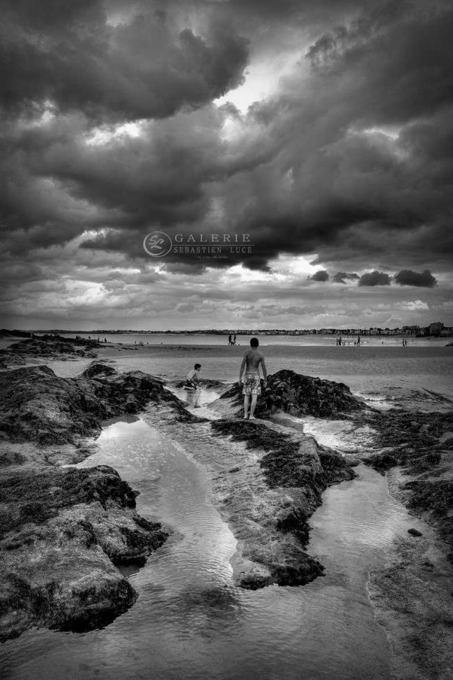 L Orage arrive - Saint Malo - Photographie Photographies par thématiques Galerie Sébastien Luce
