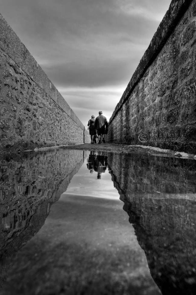 Amour en Perspective - St Malo - Photographie Photographies d'art en édition limitée Galerie Sébastien Luce