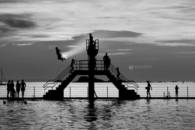 saut de l ange  - Saint Malo  - Photographie Photographies par thématiques Galerie Sébastien Luce