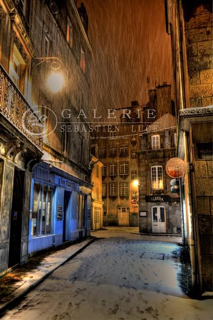 Intra sous les flocons -Saint Malo  - Photographie Photographies d'art en édition limitée Galerie Sébastien Luce