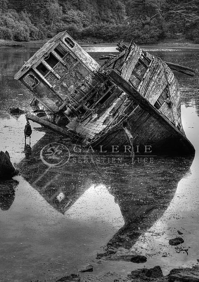 Navire naufragé - Photographie Photographies par thématiques Galerie Sébastien Luce