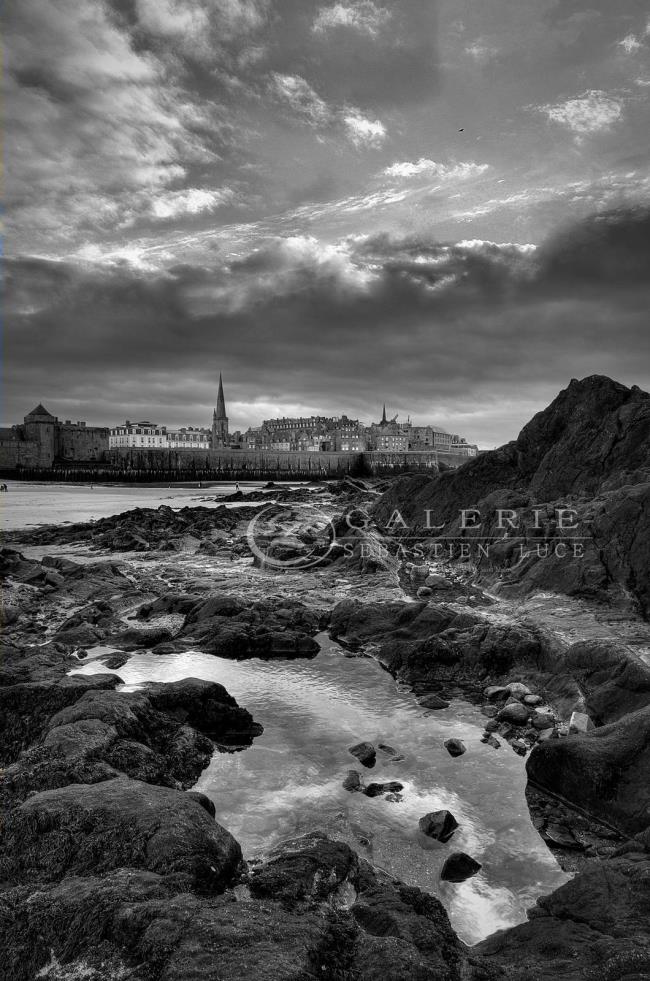 Vue Mer - Saint Malo - Photographie Photographies par thématiques Galerie Sébastien Luce