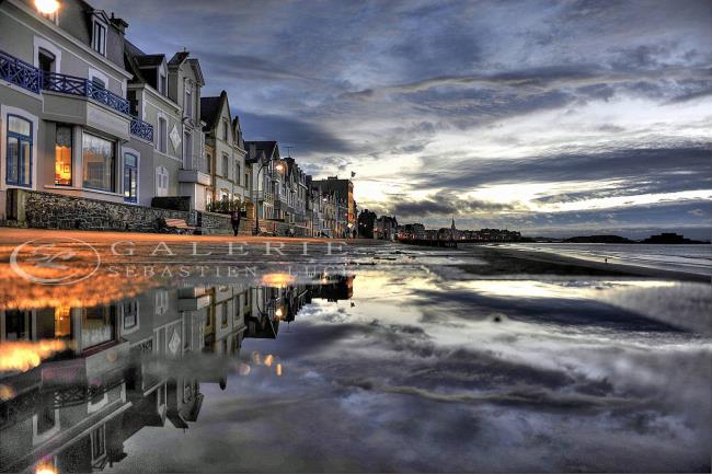 Purple Rain - Saint Malo  - Photographie Photographies d'art en édition limitée Galerie Sébastien Luce
