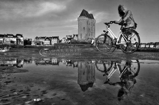 Saint Malo à vélo - Photographie Photographies par thématiques Galerie Sébastien Luce