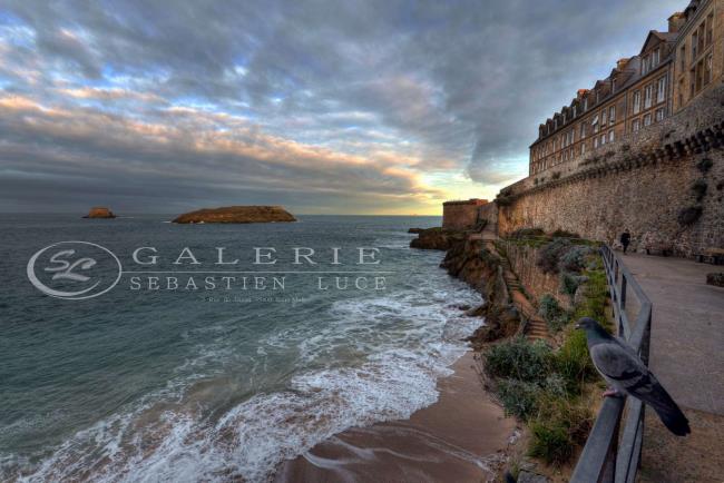 Prendre un bol d´air - St Malo - Photographie Photographies par thématiques Galerie Sébastien Luce