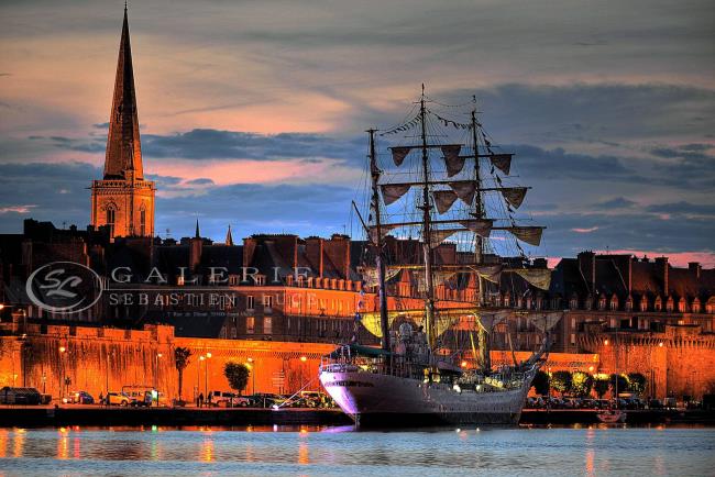 Remparts en Habit de Lumière - St Malo - Photographie Photographies par thématiques Galerie Sébastien Luce