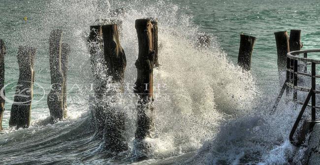 Les Brise-lames immergés - Photographie Photographies d'art en édition limitée Galerie Sébastien Luce