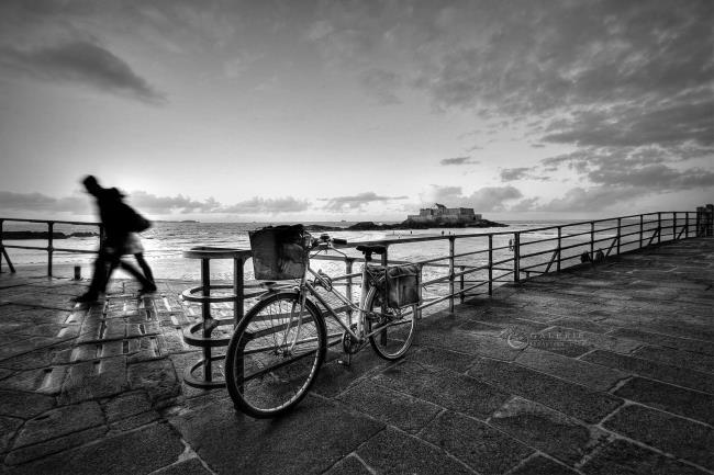Bretagne à Vélo - Photographie Photographies d'art en édition limitée Galerie Sébastien Luce