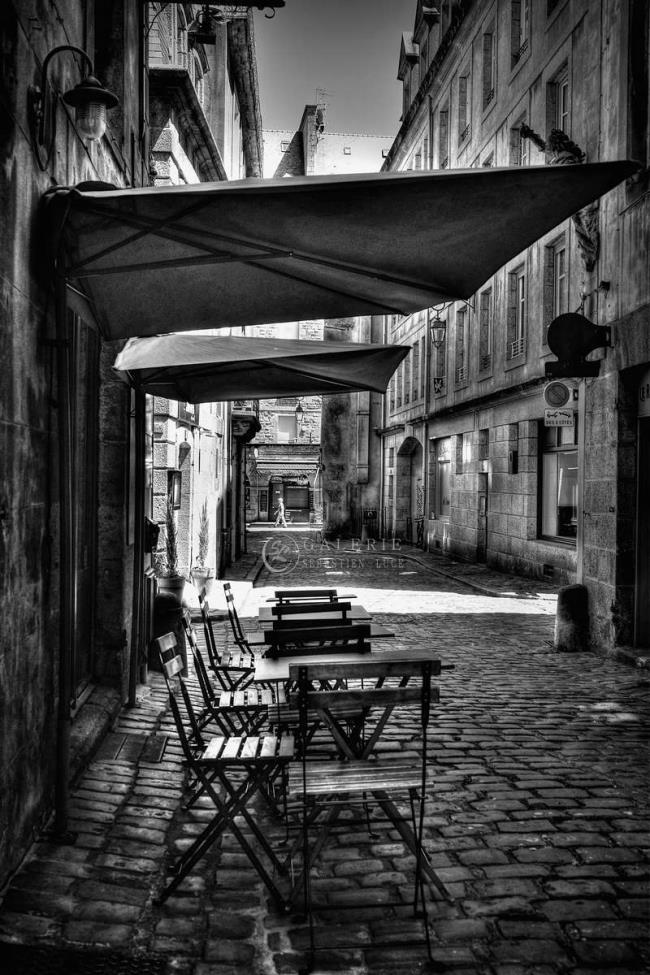 scène de rue - Saint Malo - Photographie Photographies d'art en édition limitée Galerie Sébastien Luce