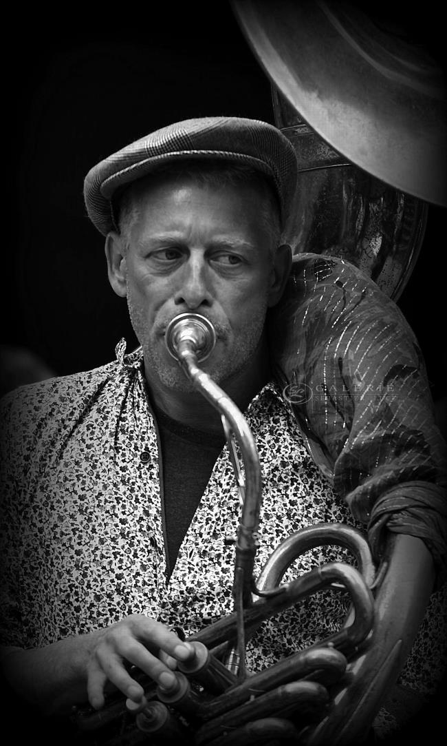 Jazz Man - St Malo - Photographie Photographies d'art en édition limitée Galerie Sébastien Luce