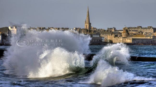 bouillonnement d´écumes - St Malo - Photographie Photographies par thématiques Galerie Sébastien Luce