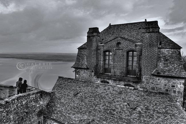 les remparts du Mont Saint-Michel - Photographie Photographies par thématiques Galerie Sébastien Luce