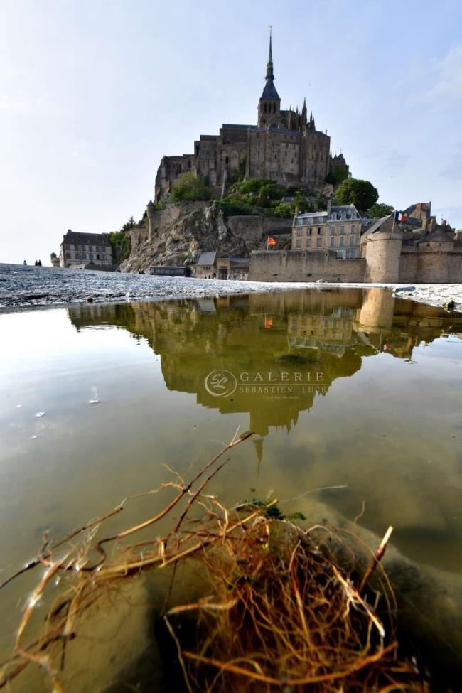 Reflet du Mont Saint-Michel - Photographie Photographies d'art en édition limitée Galerie Sébastien Luce