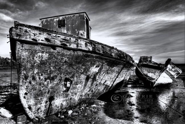Échouage - Saint Malo - Photographie Photographies par thématiques Galerie Sébastien Luce