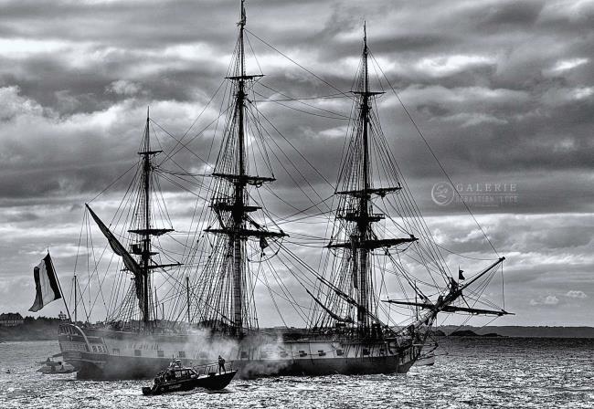 L´Hermione - Saint Malo - Photographie Photographies par thématiques Galerie Sébastien Luce