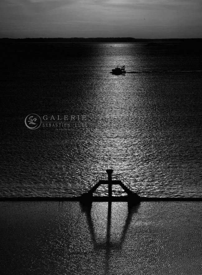 En ligne de Mire -St Malo - Photographie Photographies par thématiques Galerie Sébastien Luce