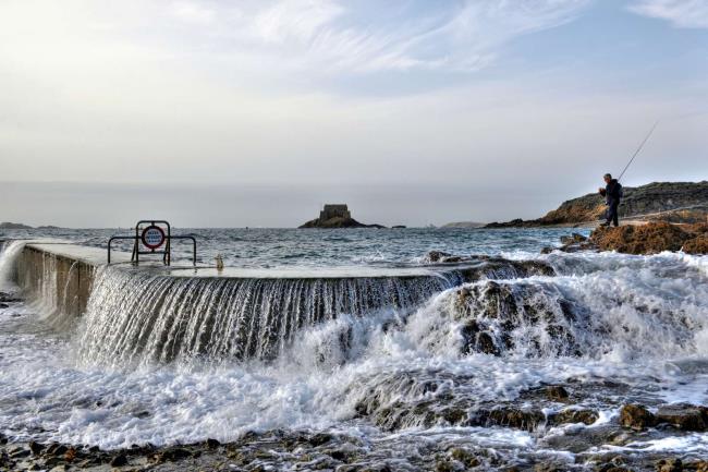 Débordement plage bon-secours - Photographie Photographies d'art en édition limitée Galerie Sébastien Luce