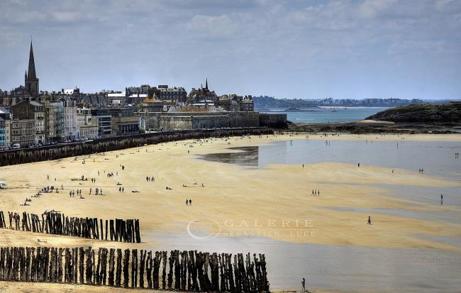 Un été à la plage - St Malo - Photographie Photographies par thématiques Galerie Sébastien Luce