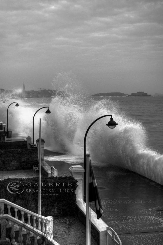 Ligne d´écume - St Malo - Photographie Photographies par thématiques Galerie Sébastien Luce
