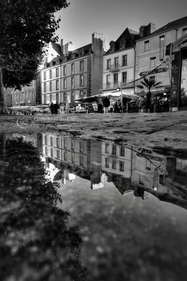 Place Chateaubriand - St Malo  - Photographie Photographies par thématiques Galerie Sébastien Luce