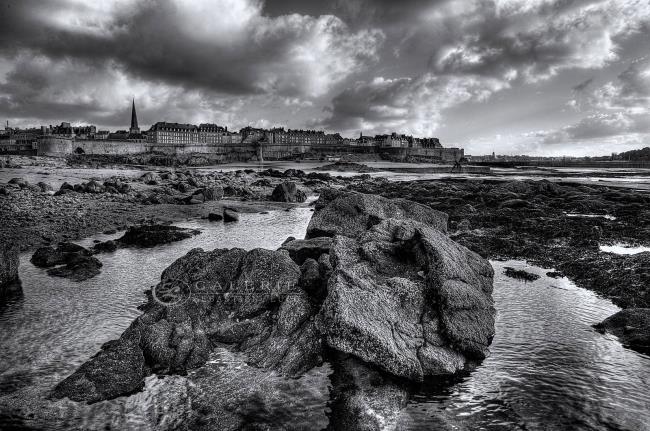 Marée Basse - Saint Malo  - Photographie Photographies par thématiques Galerie Sébastien Luce