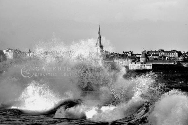 Bouillonnement Marin - St Malo - Photographie Photographies par thématiques Galerie Sébastien Luce