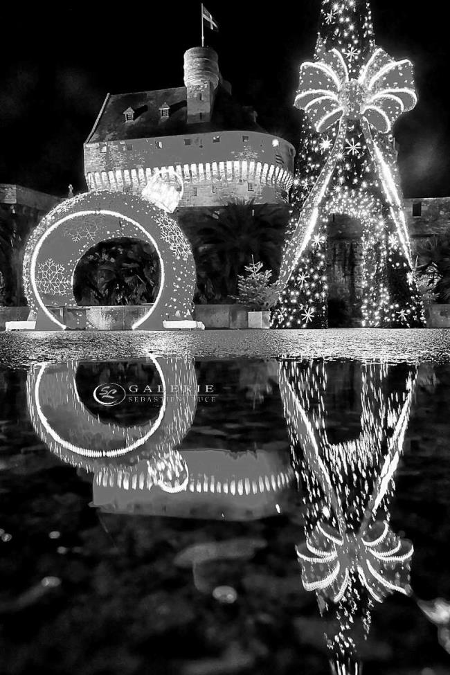 Noël à saint malo - Photographie Photographies d'art en édition limitée Galerie Sébastien Luce