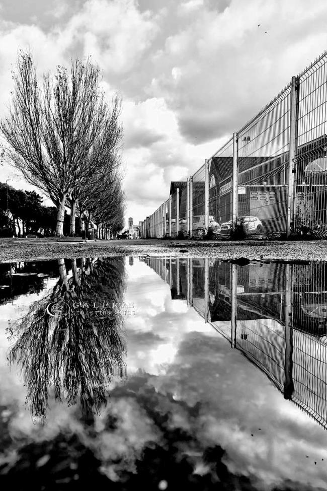 symétrie Urbaine - Saint Malo - Photographie Photographies par thématiques Galerie Sébastien Luce