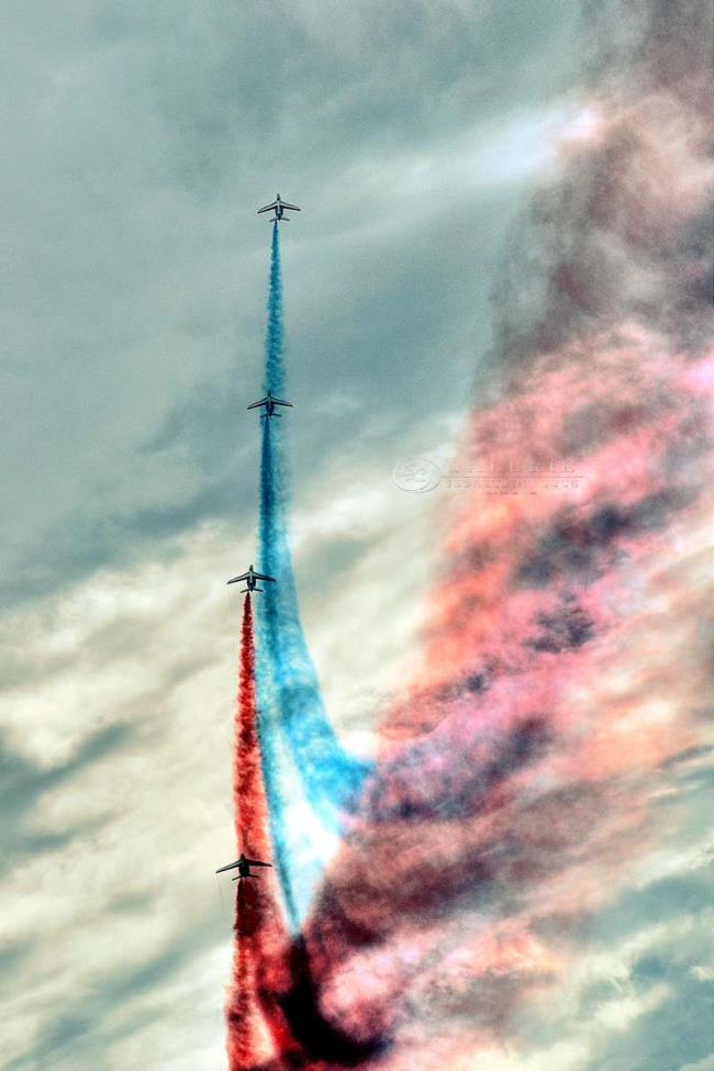 Bleu blanc Rouge aérien - Photographie Photographies d'art en édition limitée Galerie Sébastien Luce
