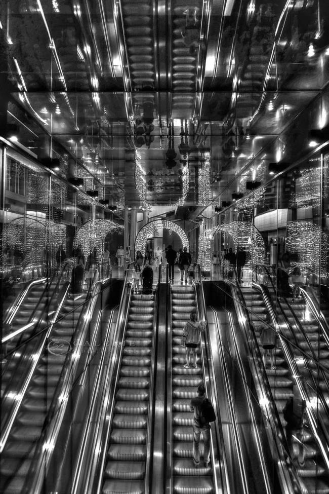 escalator  - Photographie Photographies par thématiques Galerie Sébastien Luce