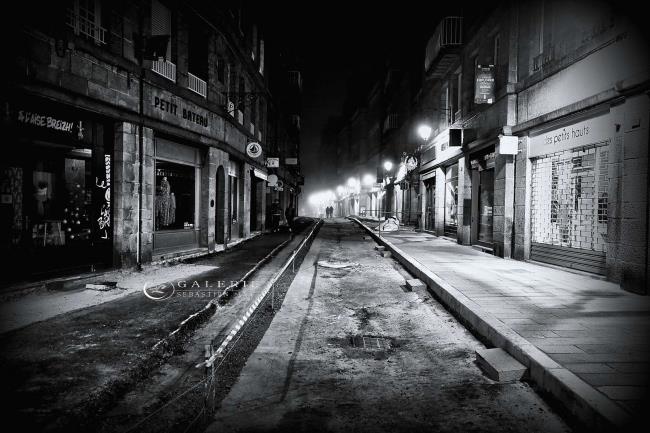 Saint Malo de Nuit  - Photographie Photographies par thématiques Galerie Sébastien Luce