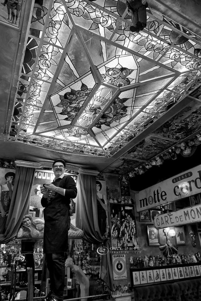 haut perché - Le café du coin  - Photographie Photographies par thématiques Galerie Sébastien Luce