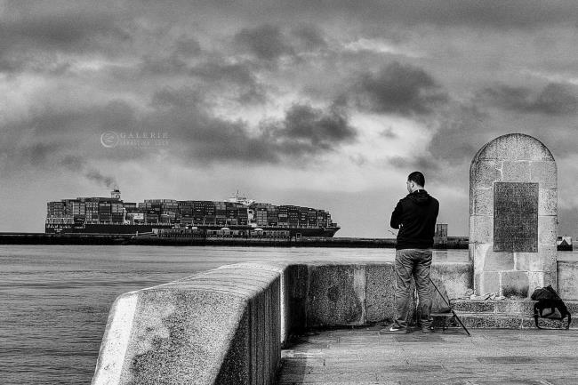 le port du havre - Photographie Photographies d'art en édition limitée Galerie Sébastien Luce