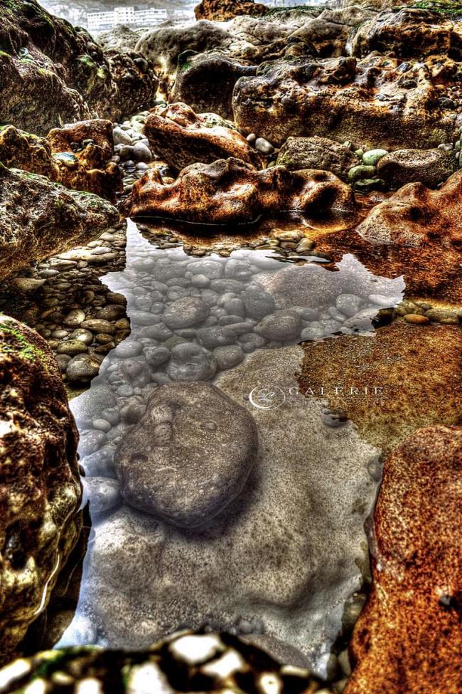 miroir de pierres - saint malo - Photographie Photographies d'art en édition limitée Galerie Sébastien Luce