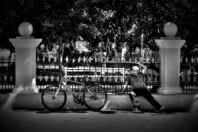 Pause Vélo - Mexique - Photographie Photographies d'art en édition limitée Galerie Sébastien Luce