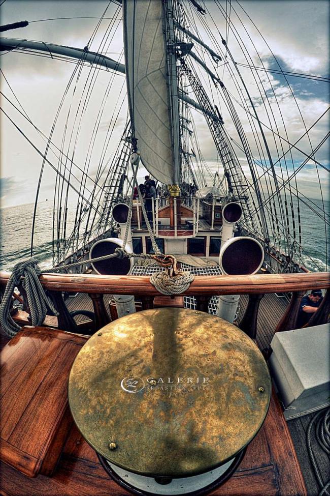Le Belem et sa patine - Photographie Photographies d'art en édition limitée Galerie Sébastien Luce