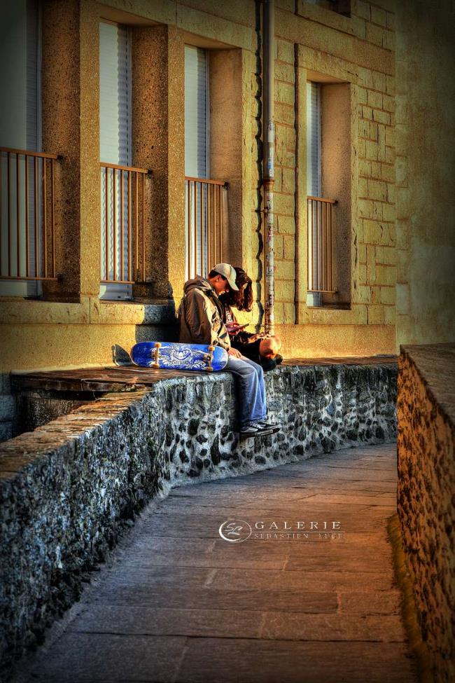 Street surfer - Saint Malo - Photographie Photographies d'art en édition limitée Galerie Sébastien Luce