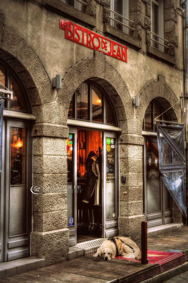 Bistro de Jean - Saint Malo - Photographie Photographies d'art en édition limitée Galerie Sébastien Luce